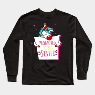 Promoted to Big Sister Long Sleeve T-Shirt